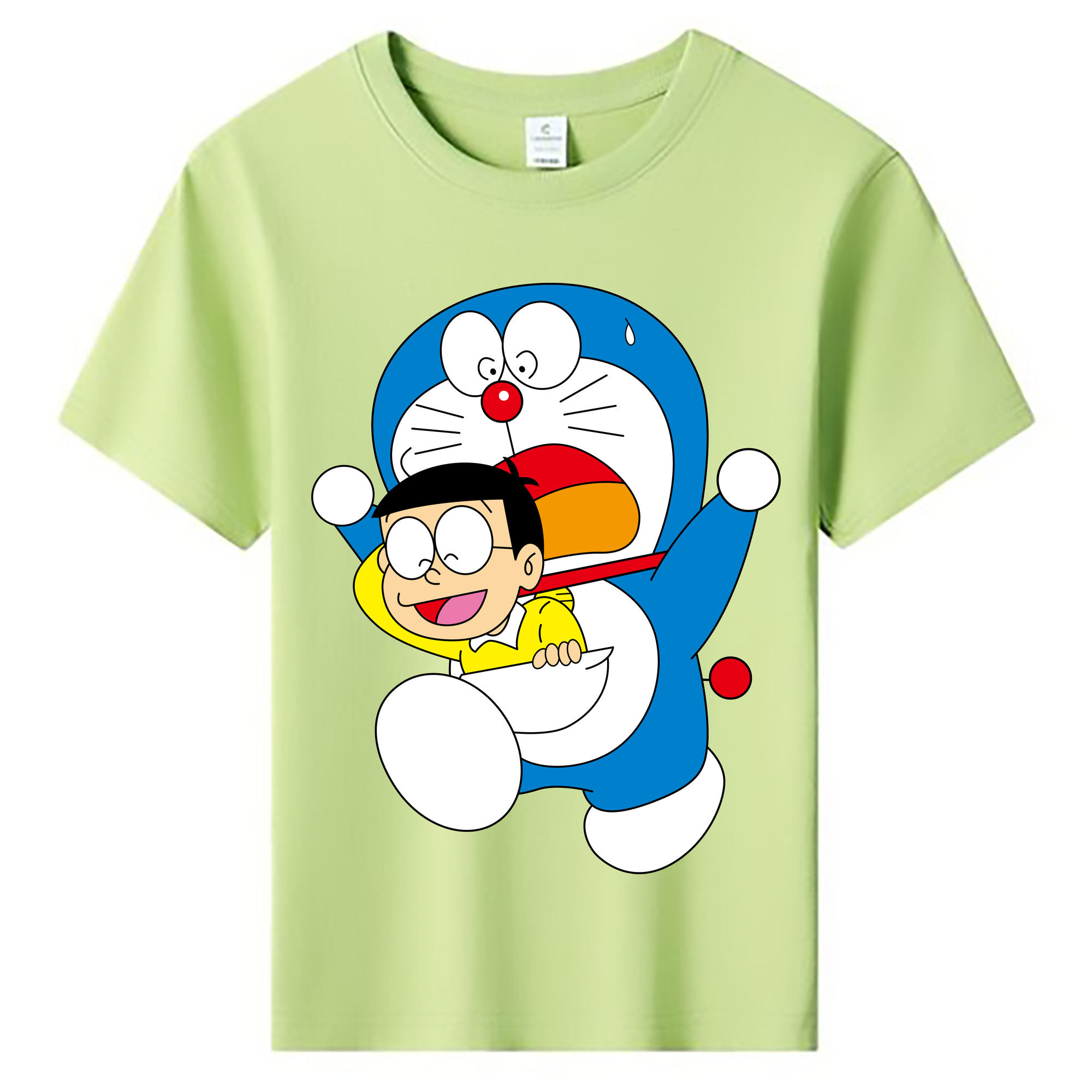 （画像用） ドラえもん Doraemon 綿100％キッズTシャツ（フロントプリント）